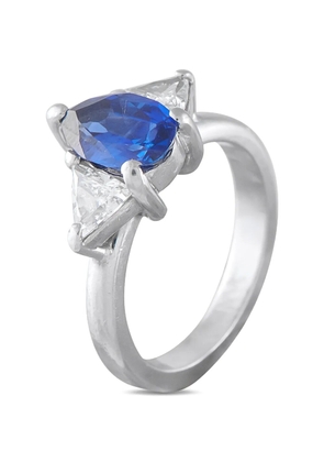 LB Exclusive sapphire and diamond ring - Silver