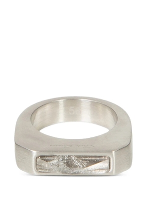 Rick Owens DRKSHDW pyramid ring - Silver