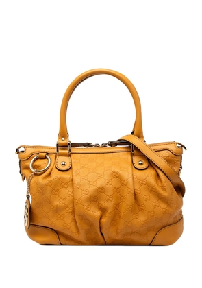 Gucci Pre-Owned 2000-2015 Guccissima Sukey satchel - Yellow