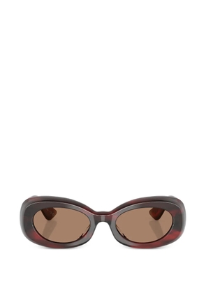 Oliver Peoples 1992C oval-frame sunglasses - Brown
