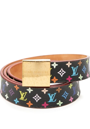 Louis Vuitton Pre-Owned 2004 Monogram Multicolore Ceinture belt - Black