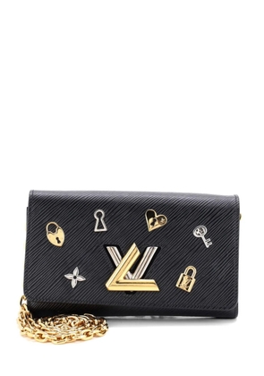 Louis Vuitton Pre-Owned Twist Chain Wallet Love Lock Epi Leather crossbody bag - Black