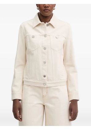 Trussardi button-up denim jacket - Neutrals