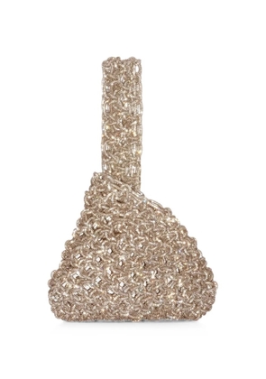 Hibourama Niky crystal-embellished tote bag - Gold
