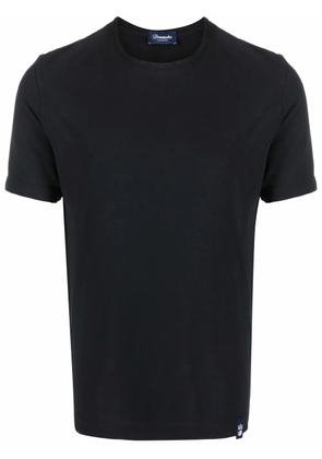 Drumohr short-sleeve cotton T-shirt - Black