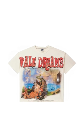 Vale All Dogs Go To Heaven printed T-shirt - Neutrals
