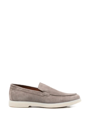 JOHN HARRISON suede slip-on loafers - Neutrals