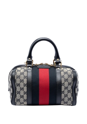 Gucci Pre-Owned 2016-2026 Small GG Canvas Web Joy Boston Bag satchel - Neutrals