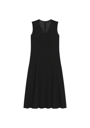 Theory V-neck midi dress - Black