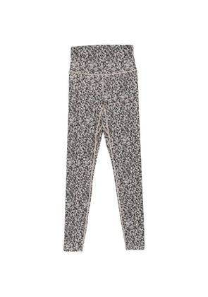 Varley high-rise floral performance trousers - Black