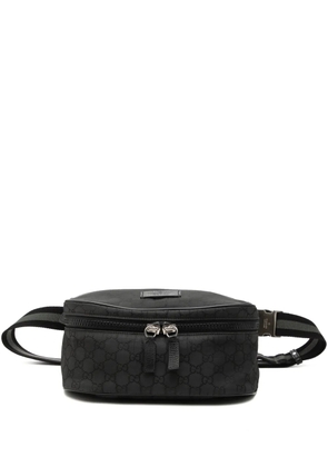 Gucci Pre-Owned 2000-2015 GG Nylon Web belt bag - Black