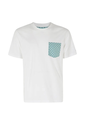 MC2 Saint Barth floral-print pocket T-shirt - White