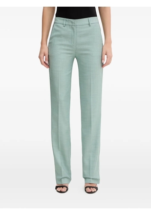 SIMONA CORSELLINI pressed-crease tailored trousers - Green