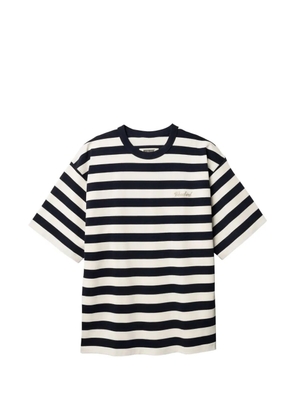 Woodbird striped beam T-shirt - Blue