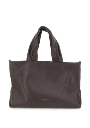 GIANNI CHIARINI Suria grained-leather tote bag - Brown