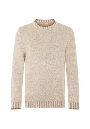 Fedeli crew-neck sweater - Neutrals