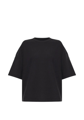 adidas logo-patch oversized T-shirt - Black