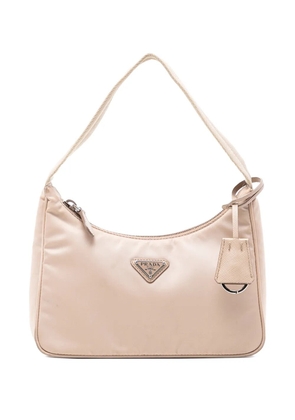 Prada Pre-Owned 2000-2013 Mini Tessuto Re Edition 2000 shoulder bag - Neutrals