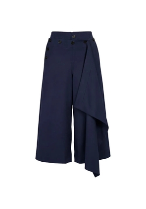 Monse front cascade sailor trousers - Blue