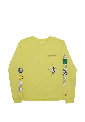 Chrome Hearts Matty Boy long sleeve pocket T-shirt - Green