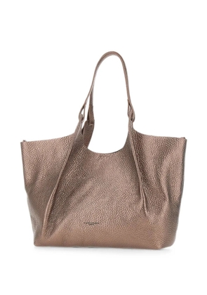 GIANNI CHIARINI large Dua leather tote bag - Brown