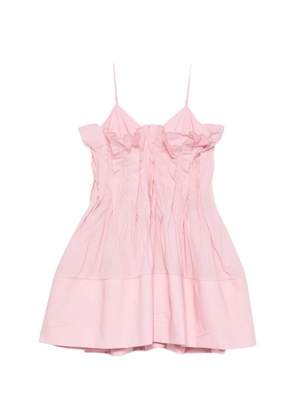 Marques'Almeida ruffled-detail mini dress - Pink