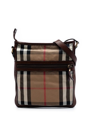 Burberry Pre-Owned 2000-2017 Exploded Check Canvas crossbody bag - Neutrals