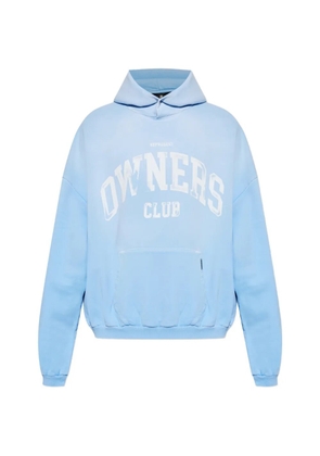 Represent logo-print hoodie - Blue