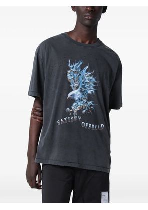 Satisfy MothTech graphic-print T-shirt - Grey