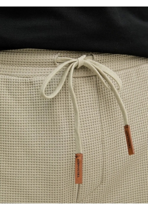 Trussardi waffle-knit drawstring shorts - Green