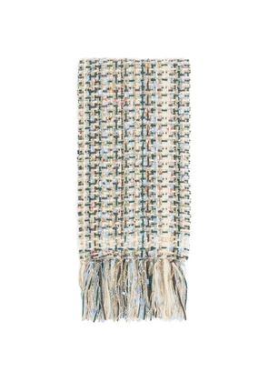 Valentino Garavani VLogo Signature wool and cashmere scarf - Neutrals