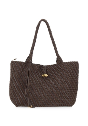 GIANNI CHIARINI Aurelie woven tote bag - Brown