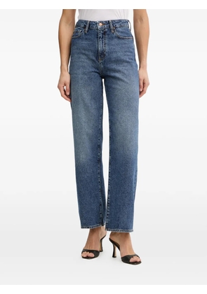 Armani Exchange logo-patch jeans - Blue