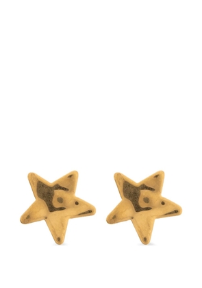 Jil Sander star-shaped earrings - Gold