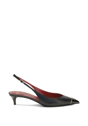Valentino Garavani VLogo Signature slingback pums - Black