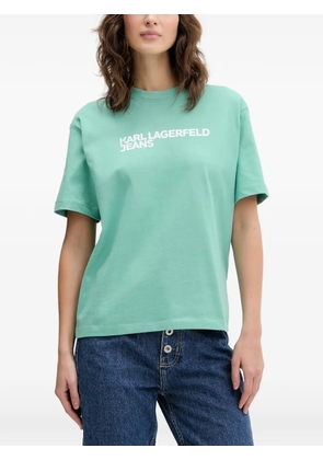 Karl Lagerfeld Jeans logo-print T-shirt - Green