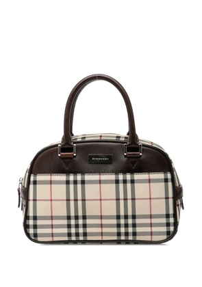 Burberry Pre-Owned 2000-2017 House Check Canvas handbag - Neutrals