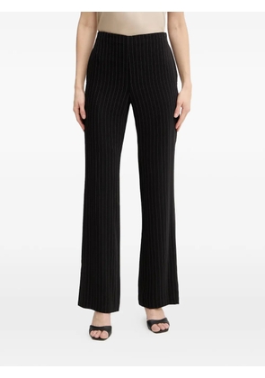 Armani Exchange pinstriped trousers - Black