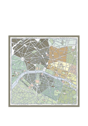 Longchamp A la Découverte de Paris scarf - Green