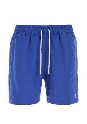 Polo Ralph Lauren logo-embroidered drawstring swim shorts - Blue