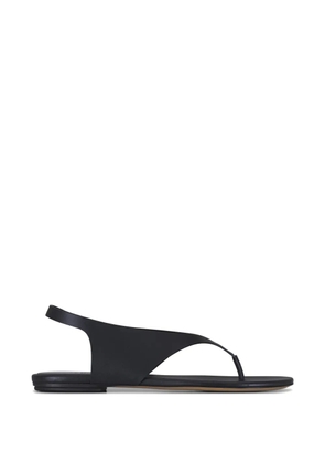 Le Monde Beryl Langley leather thong sandals - Black