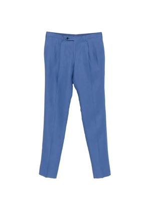 Rota pleated pressed-crease trousers - Blue