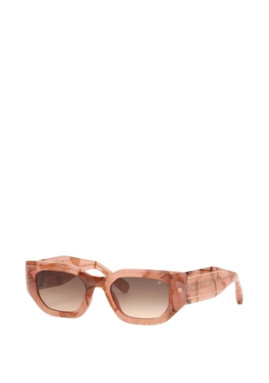 Philipp Plein geometric-frame sunglasses - Pink