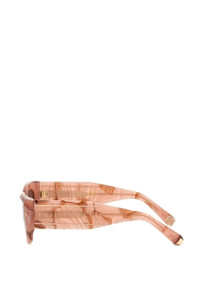 Philipp Plein geometric-frame sunglasses - Pink