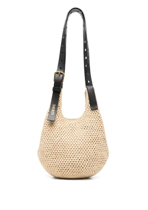 LOEWE raffia shoulder bag - Neutrals
