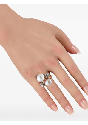 LB Exclusive pearl and diamond ring - Gold