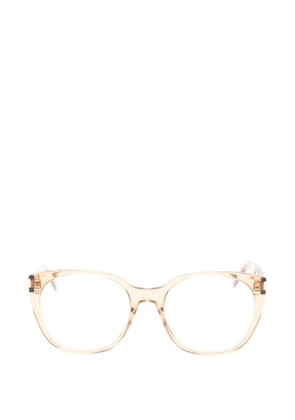 Saint Laurent Eyewear round-frame glasses - Neutrals