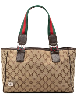 Gucci Pre-Owned 2000-2015 GG Canvas Web Pop tote bag - Neutrals