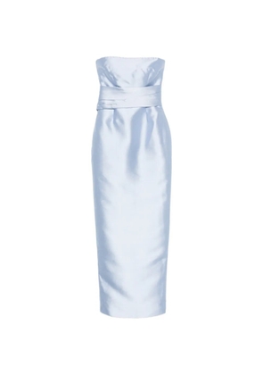 Solace London strapless maxi dress - Blue