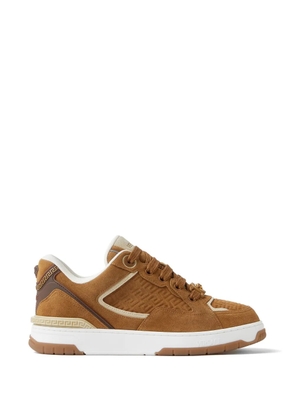 Versace Biggie Basket suede sneakers - Brown